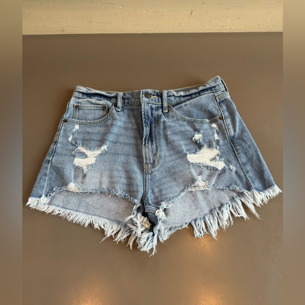 Abercrombie & Fitch High Rise Jean Shorts